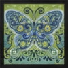 Butterfly Mosaic by Posters International Studio, Framed Wall Art, 13.25W x 13.25H