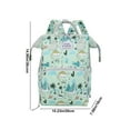 thumbnail image 4 of HengDidi Stylish Large-Capacity Water-Resistant Nylon Backpack with Multiple Pockets, Adjustable Straps & Durable Design for Travel, Daycare, and Everyday Essentials, 4 of 7