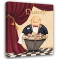 thumbnail image 1 of Daphne Brissonnet 28x34 Gallery Wrapped Canvas Wall Art Titled - The Waiter - Dessert, 1 of 4