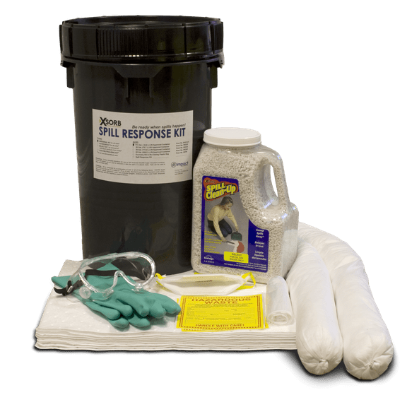 XSORB Oil Absorbent 6.5 gal Spill Kit