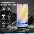 thumbnail image 6 of Innens 3Pcs for Samsung Galaxy A15/A25/A55 5G 6.5inch Screen Protector Tempered Film, Clear, 6 of 15