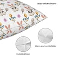 thumbnail image 3 of Fuzoiu easter Print Square Pillow Cover,Hidden Zipper Design,Luxury Square Pillow Case, Throw Pillow,Couch Cushion-12"x12", 3 of 7