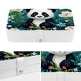 thumbnail image 4 of Panda PU Leather Bracelet Holder Jewelry Organizer Box with Removable Compartment - Portable Organize Storage Case, 4 of 6