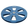 thumbnail image 2 of 1/4 7 Inch Takeup Reel, Empty Reel 6 Hole Aluminum Alloy Open Reel Sound Tape Empty Reel Opening Machine Part Long Play Analog Recording Tape for Recording, 2 of 8