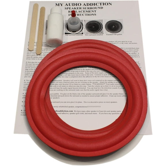 Double Laminated Speaker Repair Kit for Cerwin Vega 8"
