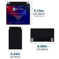 thumbnail image 3 of YTX14L-BS -12 Volt 12 AH, 200 CCA, Rechargeable Maintenance Free SLA AGM Motorcycle Battery, 3 of 13