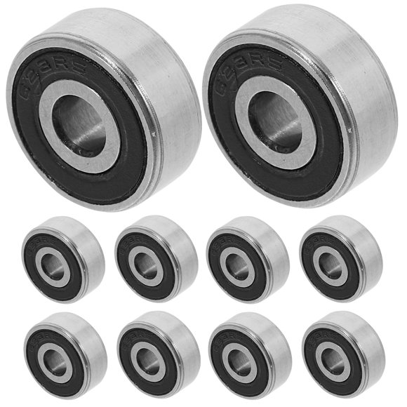 KAKOWELY rod end bearing 10pcs Precision Bearings Small Pulley Systems Universal Pulley Wheel Bearing Pulleys For Fitness Equipment Sealed Bearings0.39"X0.39"X0.16"