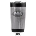 thumbnail image 2 of Batman Rivited Metal Logo Stainless Steel Tumbler 20 oz Coffee Travel Mug/Cup, Vacuum Insulated & Double Wall with Leakproof Sliding Lid | Great for Hot Drinks and Cold Beverages, 2 of 7