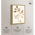 thumbnail image 2 of Sepia Sprigs IV Canvas Print Boho Natural Art by Art Remedy, Gold Frame, 16 x 24, 2 of 7