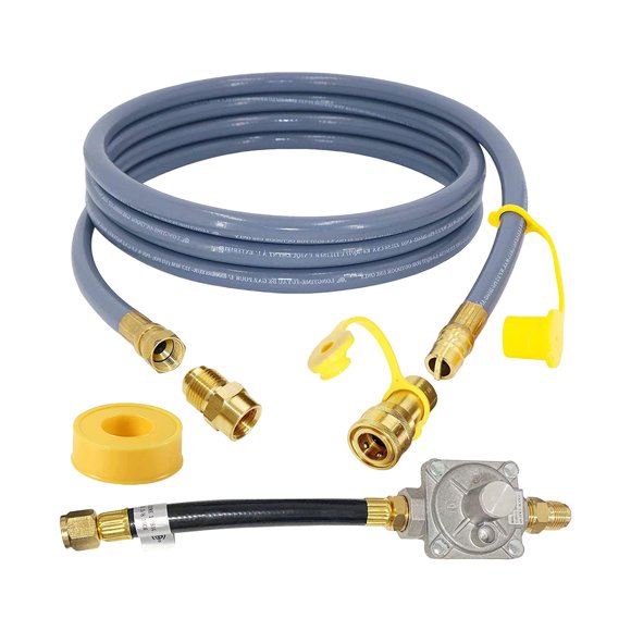 koolsoo 1/2 inch Natural Gas Hose Gas Line Propane to Natural Gas Conversion Natural