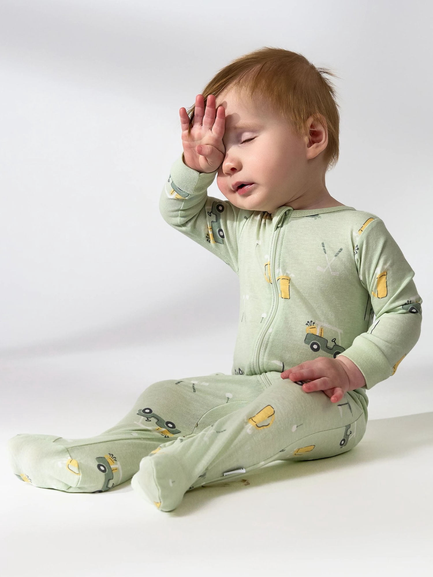 Gerber Baby Neutral Sleep N´ Play 2-Way Zipper Footed Pajamas, 4-Pack, Sizes, Newborn - 6/9 Months