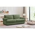 thumbnail image 4 of US Pride Furniture Viviana 76" W Polyester Cushion Back Sofa Bed, Dark Green, 4 of 5
