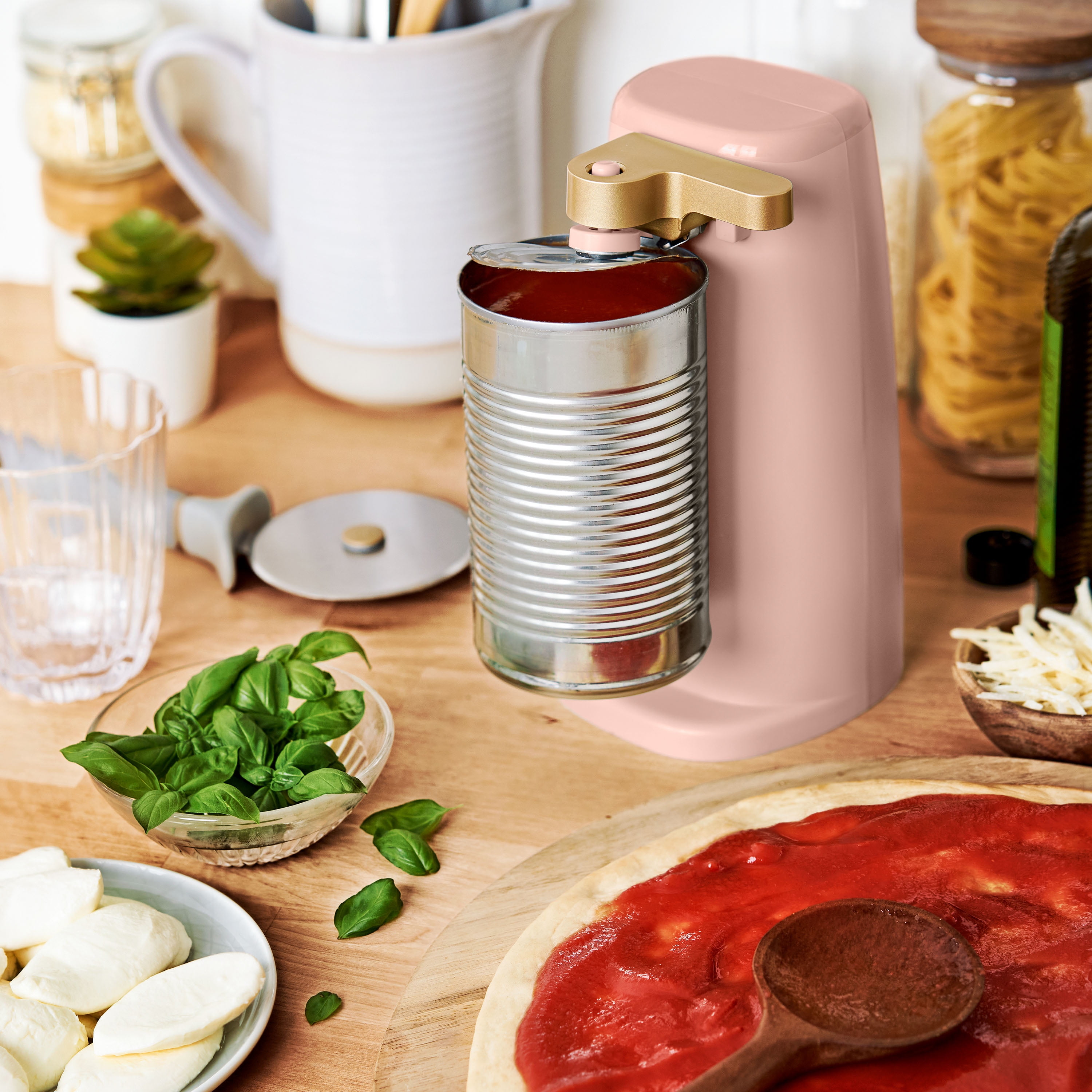 Beautiful Easy-Prep Electric Can Opener, Rose by Drew Barrymore