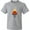 AC-Heather Grey, variant on Inktastic Basketball and Hoop on Fire Youth T-Shirt