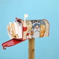 thumbnail image 4 of Lsque Hello Summer Cute Gnome Mailbox Cover Standard Size ,Magnetic Mailbox Covers Post Wraps Letter Box Cover -25.5x21 in, 4 of 9