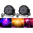 thumbnail image 1 of 2pcs 36 Par Led Spotlights Rgb Led Par Lights Integrated With And Stage Lights With Remote Control 7 Lighting Modes For Dj Disco Bars,dj,concerts,hall, 1 of 5