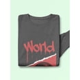 thumbnail image 3 of Abstract Red World Rave Style Sweatshirt Men -Image by Shutterstock, Male Small, 3 of 4