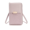 thumbnail image 4 of breaise PU Leather Small Crossbody Phone Bag,Phone Shoulder Bag,Zipper Shoulder Bag Wallet Purse Pocket, 4 of 9