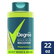 Degree Men Maximum Recovery Extreme Blast Body Wash & Soak, 22 oz