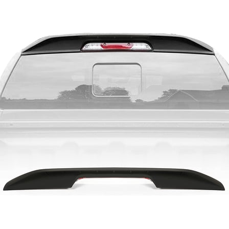 Kojem Cab Spoiler Roof Top Wing for Ford Ranger 2019 2020 2021 All Models Pickup Truck 4-Door Black Provide Grip and Stability