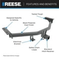 thumbnail image 3 of Reese 51149 Class 3 Trailer Hitch, 2 Inch Receiver, Black, Compatible with 2005-2010 Jeep Grand Cherokee, 2006-2010 Jeep Commander, 3 of 10