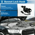 thumbnail image 4 of Conjunto de bloqueo del capó Unique Bargains para Buick Enclave 2019-2024, bloqueo de liberación del capó No.84677094/84937741 1 Pcs, 4 of 7