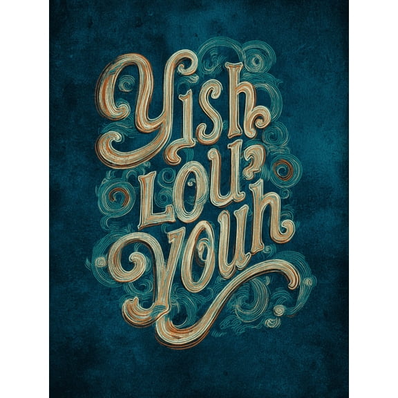 UXIEQU Wish You Love Canvas Wall Art 15.75x11.81 Inches