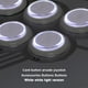 thumbnail image 4 of Inteprter Botón pulsador LED, botones basculantes duraderos, multiusos, diseño especial a la moda, Arcade Press, Gaming Arcades Entertainment Videojuegos y accesorios Blanco, luz blanca 24 mm, 4 of 6