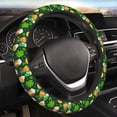 thumbnail image 4 of Uemuo St Patrick's Day10 Printed Car Elastic Steering Wheel Cover - Universal Car Accessory for Diverse Cars Anti-Slip, and Comfortable- 15", 4 of 8