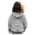 thumbnail image 7 of KPOPLK Fleece Pullover Hoodie Little Kid to Big Kid Sizes (4-18-74)(9-10 Years,Grey), 7 of 7