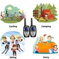 thumbnail image 4 of Walkie Talkies Retevis RT628 para niños de 6 a 12 años, color plateado, 4 of 9