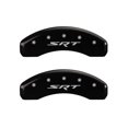thumbnail image 5 of MGP 4 Caliper Covers Engraved Front & Rear SRT Black finish silver ch Fits select: 2005-2006,2012 CHRYSLER 300C SRT-8, 5 of 6