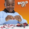 thumbnail image 4 of MEGA Hot Wheels Twin Mill Construction Set, Building Toys for Kids, 4 of 7