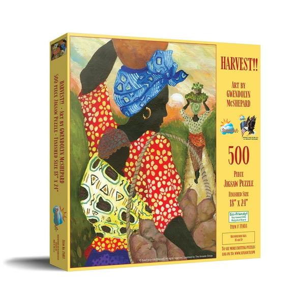 SUNSOUT INC - Harvest - 500 pc Jigsaw Puzzle by Artist: Gwendolyn McShepard - Finished Size 18" x 24" - MPN# 71403