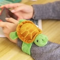 thumbnail image 4 of BAELLERT Stuffed Animals Slap Bracelets for Kids Plush Cartoon Giraffe Turtle Koala Elephant Doll Bracelet Wristband Slap Circle Toy for Girls Boys, 4 of 8
