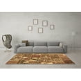 thumbnail image 3 of Ahgly Company Indoor Rectangle Patchwork Brown Transitional Area Rugs, 6' x 9', 3 of 4