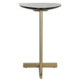 thumbnail image 3 of SAFAVIEH Kaiya Contemporary Glam C-Table, Black/Gold, Black/Gold, 3 of 10