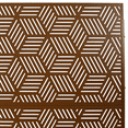 thumbnail image 6 of Tcbosik Outdoor Privacy Screen, 76"H x 48"W Freestanding Decorative Privacy Fence for Patio, Backyard, Balcony, Poolside, Brown, 6 of 8