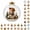 Style 24#, variant on PLPPYFS Glowing Christmas Story Ornament, Mini Holiday Scene 3.94In | Light-Up Christmas Balls with Warm LED Light, Glowing Christmas Ornament for Tree Mantel, Holiday Decoration & Gifting Use