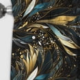 thumbnail image 2 of Designart "Bohemian Feather Allure II" Boho Blackout Curtain Panels, 2 of 4