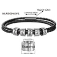 thumbnail image 2 of Personalized Family Name Bracelet for Men - Perfect Gift for Birthdays, Holidays, and More, 2 of 4