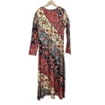 thumbnail image 4 of Heisall Robe Maxi Bohème à Smocks à Manches Longues pour Femme, Été, Décontractée, Ample, Florale, Plage, Vacances, avec Poches, 4 of 5