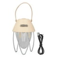 thumbnail image 2 of LED Lanterne de Camping, Rétro 3 Modes de Lumière Extérieure Portable Suspendu Type C Charge Rapide Cadre de Fer de Protection pour la Randonnée, 2 of 8