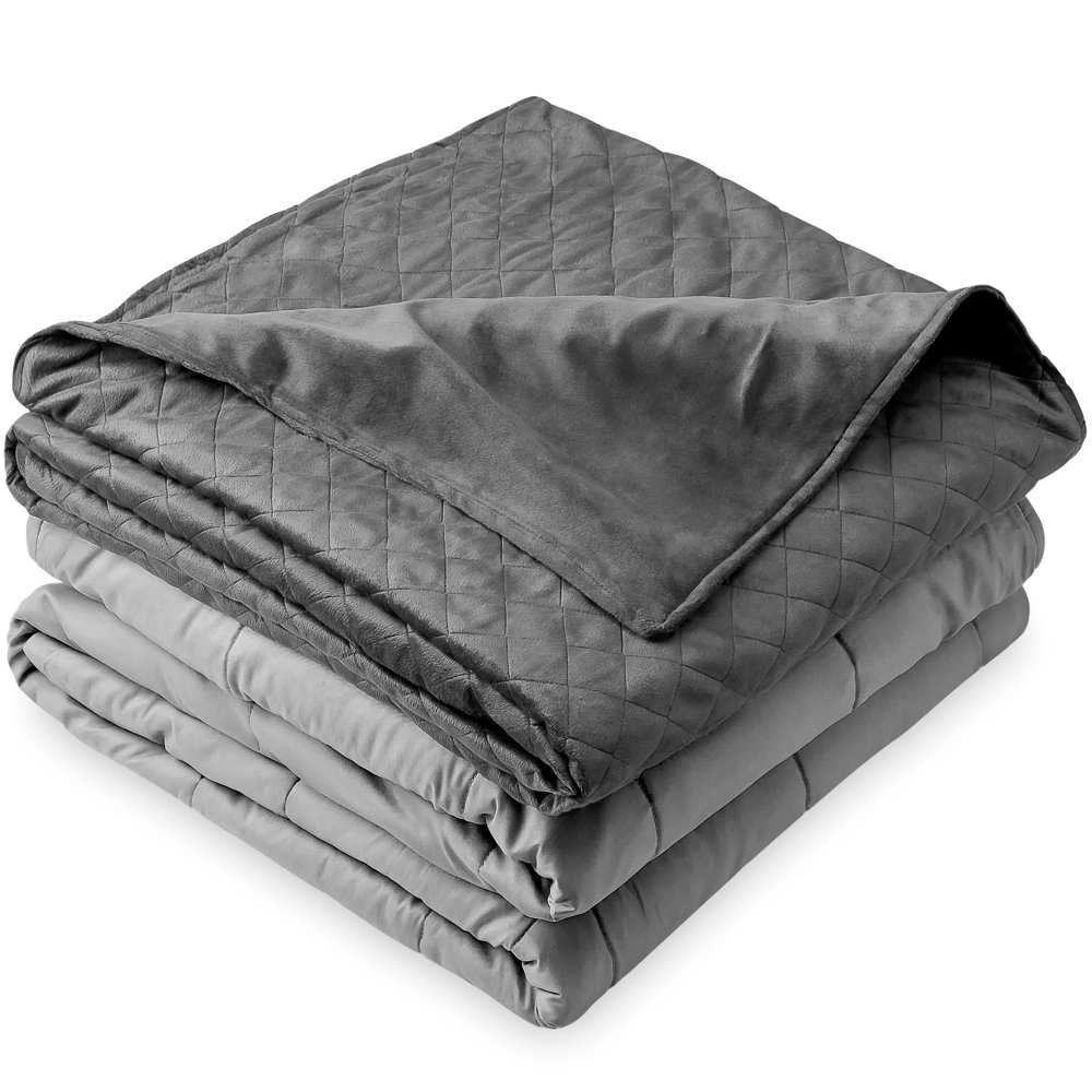Bare Home 17lb (60" x 80") Weighted Blanket with Cover for Adults and