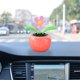 thumbnail image 4 of Juguete de girasol danzante solar para salpicadero de coche, adorno con forma de flor y luces G9A8, 4 of 7