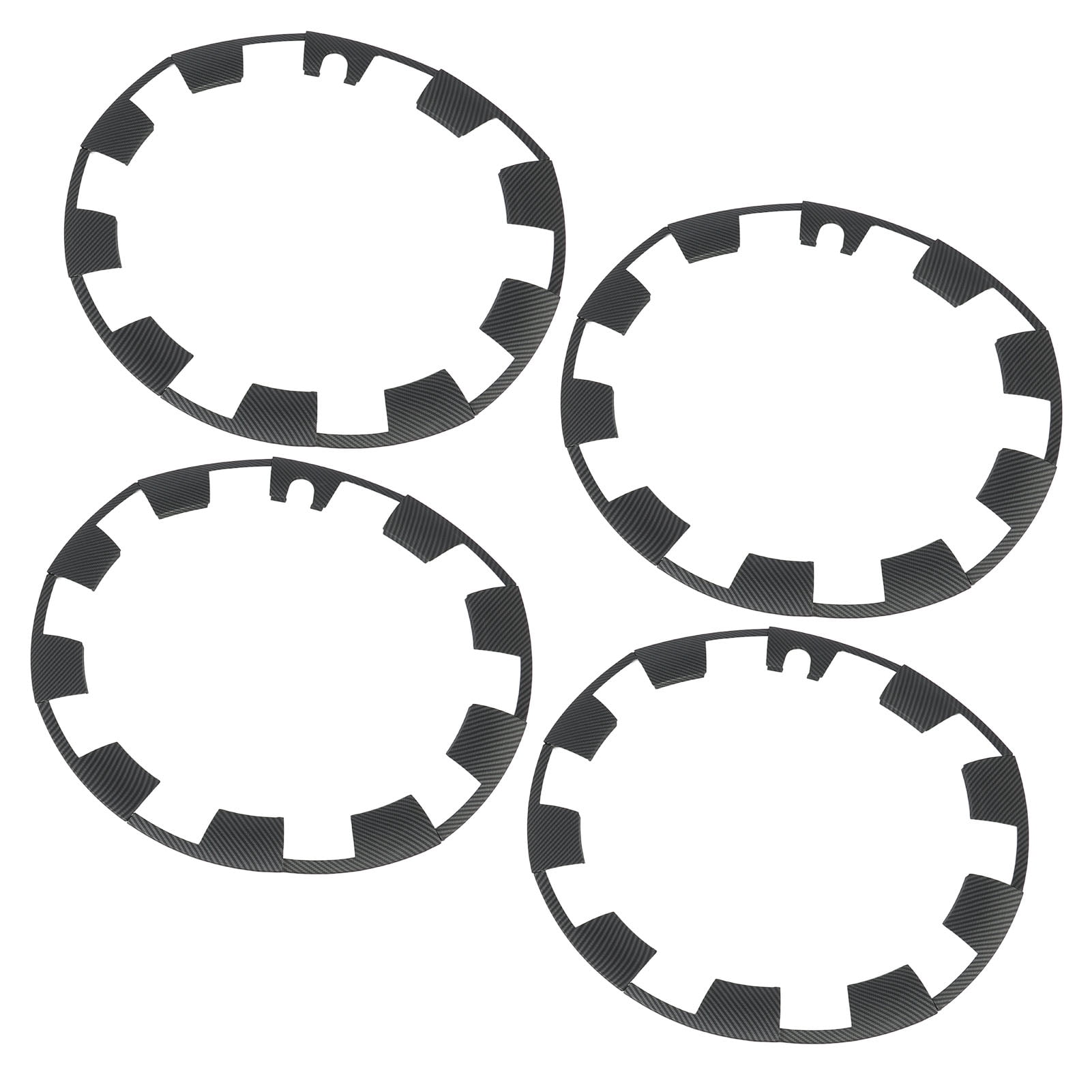 Pegatinas Para Tapacubos Citroën C5 I DC Hatchback 2001-2004 - 4 Unidades, 50 Mm, Adhesivas, Protegen Y Decoran El Centro De La Llanta