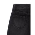 thumbnail image 5 of Wonder Nation Girls Crossover Waist Wide Leg Jeans, Sizes 5-18, 5 of 5