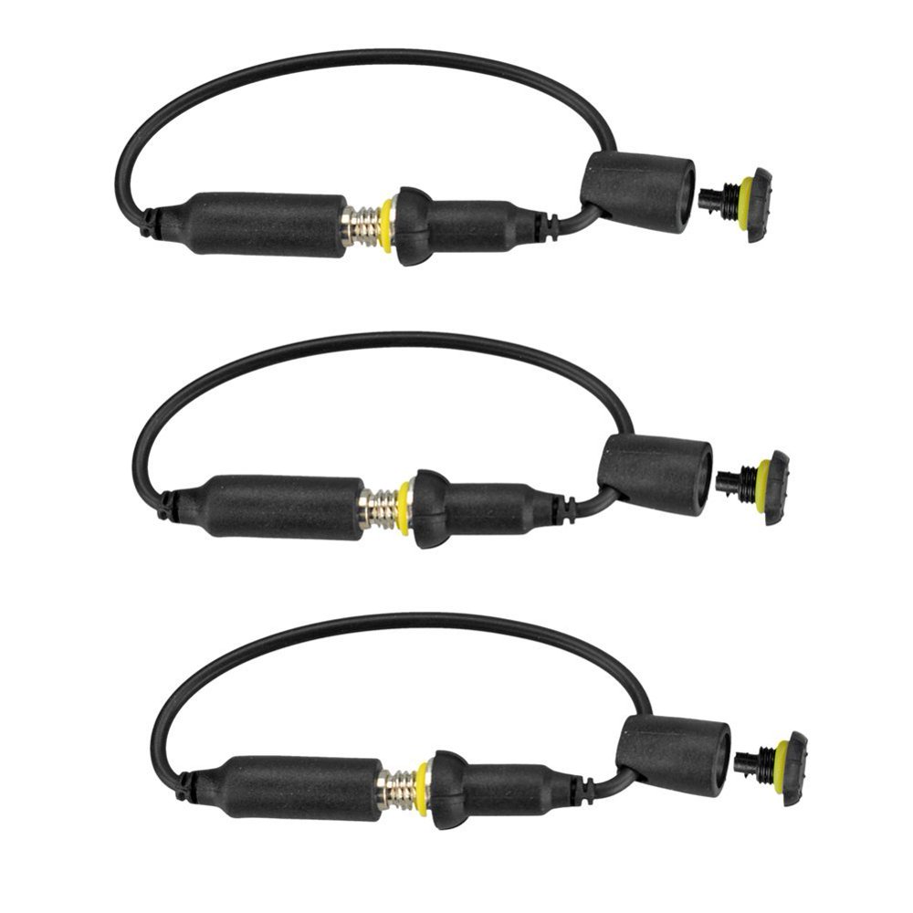 3_Pack General Headphone Adapter Waterproof AUX 3.5mm Male to 3.5mm