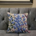 thumbnail image 5 of Tulip Bouquet Indoor/Outdoor Pillow in Blue Pink Green 26x26, 5 of 5
