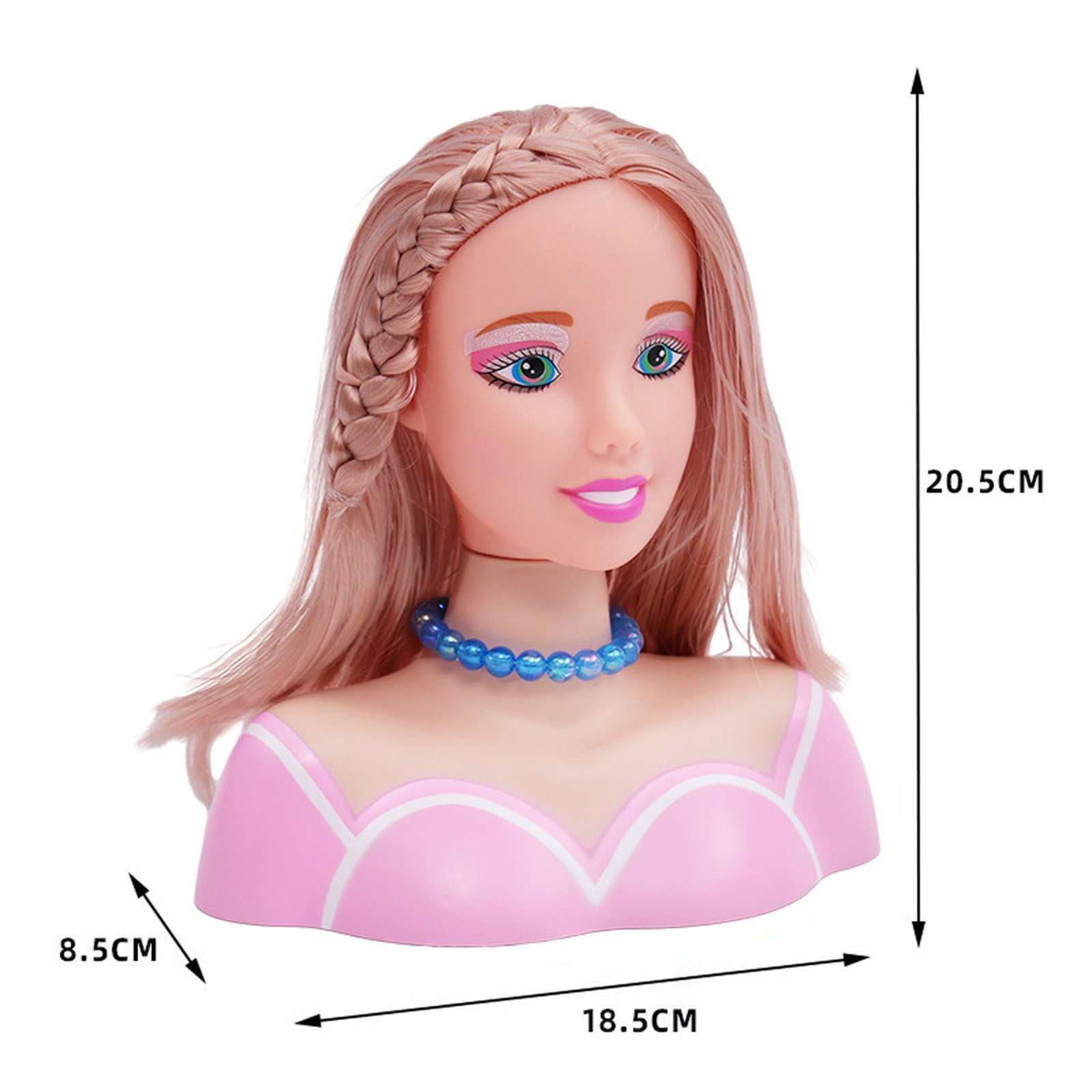 Tête à Coiffer Enfant - 35 Pièces Jeu De Maquillage Et Coiffure Pour Filles 3-8 Ans, Cadeau Anniversaire Noël - 5